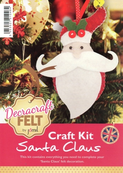 Cottontail Crafts - Santa Claus - A Christmas Felt Craft Kit by Jomil